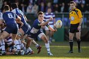 4 March 2014; Danny Joyce, St. Andrew’s College. Beauchamps Leinster Schools Senior Cup, Semi-Final, St. Andrew’s College v Clongowes Wood College SJ, Donnybrook Stadium, Donnybrook, Dublin. Picture credit: Barry Cregg / SPORTSFILE