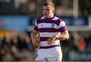 4 March 2014; John Moloney, Clongowes Wood College SJ. Beauchamps Leinster Schools Senior Cup, Semi-Final, St. Andrew’s College v Clongowes Wood College SJ, Donnybrook Stadium, Donnybrook, Dublin. Picture credit: Barry Cregg / SPORTSFILE