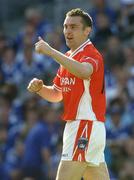 20 August 2005; Oisin McConville, Armagh, celebrates after scoring his sides first goal. Bank of Ireland All-Ireland Senior Football Championship Quarter-Final, Armagh v Laois, Croke Park, Dublin. Picture credit; David Maher / SPORTSFILE