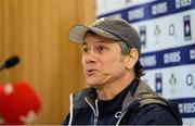 7 March 2014; Ireland's assistant coach Les Kiss during a press conference ahead of their side's RBS Six Nations Rugby Championship match against Italy on Saturday. Ireland Rugby Press Conference, Aviva Stadium, Lansdowne Road, Dublin. Picture credit: Matt Browne / SPORTSFILE