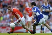 20 August 2005; Steven McDonnell, Armagh, in action against Aidan Fennelly, Laois. Bank of Ireland All-Ireland Senior Football Championship Quarter-Final, Armagh v Laois, Croke Park, Dublin. Picture credit; David Maher / SPORTSFILE