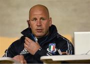 7 March 2014; Alessandro Troncon, Italy head coach. U20 Six Nations Rugby Championship, Ireland v Italy, Dubarry Park, Athlone, Co. Westmeath. Picture credit: Pat Murphy / SPORTSFILE