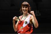 8 March 2014; Joanna Lambe after she won the 57 Kg bout. National Senior Women's Boxing Championship Finals, National Stadium, Dublin. Picture credit: Matt Browne / SPORTSFILE