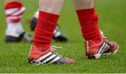 9 March 2014; A general view of Cork's Colm O'Neill's customised boots. Allianz Football League, Division 1, Round 4, Cork v Derry, Pairc Ui Rinn, Cork. Picture credit: Diarmuid Greene / SPORTSFILE