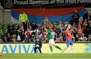 5 March 2014; Aviva Fans and Branding at Republic of Ireland v Serbia, Aviva Stadium, Lansdowne Road, Dublin. Picture credit: Pat Murphy / SPORTSFILE