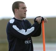 2 September 2005; Richard Dunne, Republic of Ireland, during squad training. Malahide FC, Malahide, Dublin. Picture credit; David Maher / SPORTSFILE