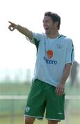 5 September 2005; Robbie Keane, Republic of Ireland, during squad training. Malahide FC, Malahide, Dublin. Picture credit; David Maher / SPORTSFILE