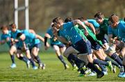 11 March 2014; Ireland's Brian O'Driscoll  in action during squad training ahead of their side's RBS Six Nations Rugby Championship match against France on Saturday. Ireland Rugby Squad Training, Carton House, Maynooth, Co. Kildare. Picture credit: David Maher / SPORTSFILE