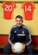 11 March 2014; Barry Moran, Castlebar Mitchels, during a press conference ahead of their AIB GAA Football All-Ireland Senior Championship Final against St Vincent's on Monday the 17th of March. An Sportlainn Complex, Castlebar, Co. Mayo. Picture credit: Barry Cregg / SPORTSFILE