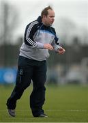 9 February 2014; Geoffrey McGonigle, Dublin manager. Tesco HomeGrown Ladies National Football League Division 1, Dublin v Kerry, Parnells GAA Club, Coolock, Dub Picture credit: Brendan Moran / SPORTSFILE