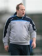 9 February 2014; Geoffrey McGonigle, Dublin manager. Tesco HomeGrown Ladies National Football League Division 1, Dublin v Kerry, Parnells GAA Club, Coolock, Dub Picture credit: Brendan Moran / SPORTSFILE