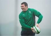 13 March 2014; Ireland's Peter O'Mahony during squad training ahead of their side's RBS Six Nations Rugby Championship 2014 match against France on Saturday. Ireland Rugby Squad Training, Carton House, Maynooth, Co. Kildare. Picture credit: Matt Browne / SPORTSFILE