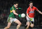 12 March 2014; Tadhg Morley, Kerry, in action against Kevin Kavanagh, Cork. Cadbury Munster GAA Football U21 Championship, Quarter-Final, Kerry v Cork, Austin Stack Park, Tralee, Co. Kerry. Picture credit: Matt Browne / SPORTSFILE