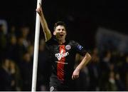 14 March 2014; Dinny Corcoran, Bohemians, celebrates after scoring his side's first goal. Airtricity League Premier Division, Bohemians v Drogheda United, Dalymount Park, Dublin. Picture credit: Matt Browne / SPORTSFILE