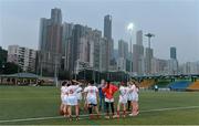 14 March 2014; A general view of a ladies football exhibition match between members of the Hong Kong Football Club. 2014 TG4 Ladies Football All-Star Tour, 2012 Allstars v 2013 Allstars Exhibition Event, Hong Kong Football Club, Hong Kong, China. Picture credit: Brendan Moran / SPORTSFILE