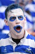 16 March 2014; Blackrock College supporter Darragh Dalton during the game. Beauchamps Leinster Schools Senior Cup Final, Blackrock College and Clongowes Wood College, RDS, Ballsbridge, Dublin. Picture credit: Stephen McCarthy / SPORTSFILE