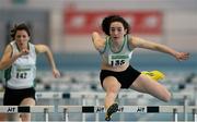 16 March 2014; Saragh Buggy, St. Abbans AC, Co. Laois, on her way to winning the Senior Women's 60m Hurdles Final at the Woodie’s DIY Indoor Track and Field League Final. Athlone Institute of Technology International Arena, Athlone, Co. Westmeath. Photo by Sportsfile
