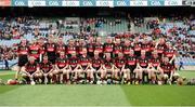 17 March 2014; The Mount Leinster Rangers squad ahead of the AIB GAA Hurling All-Ireland Senior Club Championship Final match between Mount Leinster Rangers, Carlow and Portumna, Galway at Croke Park in Dublin. Photo by Stephen McCarthy/Sportsfile