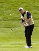 17 September 2005; Damien McGrane, pitches onto the 6th green during the Irish PGA Championship at the Irish PGA National. Palmerstown House, Johnston, Co. Kildare. Picture credit; Matt Browne / SPORTSFILE