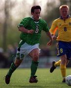 27 April 1999; Neale Fenn of Republic of Ireland during the U21 International friendly match between Republic of Ireland and Sweden at Birr Town FC in Birr, Offaly. Photo By Brendan Moran/Sportsfile