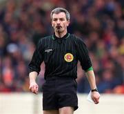 25 April 1999; Referee Paddy Russell during the Church & General National Football League Division 1 Semi-Final match between Armagh and Dublin at Croke Park in Dublin. Photo by Ray McManus/Sportsfile