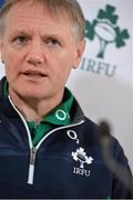 18 March 2014; Ireland head coach Joe Schmidt during a press conference after winning the RBS Six Nations Rugby Championship on Saturday. Ireland Rugby Press Conference, Aviva Stadium, Lansdowne Road, Dublin. Picture credit: David Maher / SPORTSFILE