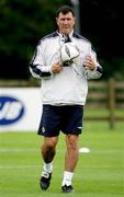6 October 2005; Northern Ireland manager Laurie Sanchez watches his players during squad training. Newforge Training Ground, Belfast. Picture credit: Oliver McVeigh / SPORTSFILE