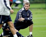 6 October 2005; Roy Carroll, Northern Ireland, during squad training. Newforge Training Ground, Belfast. Picture credit: Oliver McVeigh / SPORTSFILE