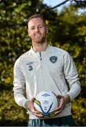 19 March 2014; Republic of Ireland international David Meyler at the launch the Aviva Club of the Year. The newly revised competition gives football clubs across the country the opportunity to win one of eight awards of €1,500 within four new categories - Coach Education, Best Communities Club, Participation within Clubs, Boys & Girls, and Club Development and Facilities, and be put forward for the Aviva Club of the Year with the chance to win €5,000. Clubs can enter one category or all categories online at www.FAI.ie or www.Aviva.ie/COTY with entries closing on the 30th May. Portmarnock Hotel & Golf Links, Portmarnock, Co. Dublin. Picture credit: David Maher / SPORTSFILE