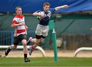 19 March 2014; Mark Balask, St. Gerald's Castlebar, goes over to score his side's third try. Connacht Schools Junior Cup Final, CBS Roscommon v St. Gerald's Castlebar, Sportsground, Galway. Picture credit: David Maher / SPORTSFILE