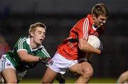 19 March 2014; Cian O'Sullivan, Cork, in action against Kieran Larkin, Limerick. Cadbury Munster GAA Football U21 Championship, Semi-Final, Cork v Limerick, Pairc Ui Rinn, Cork. Picture credit: Diarmuid Greene / SPORTSFILE