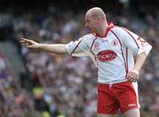 25 September 2005; Chris Lawn, Tyrone. Bank of Ireland All-Ireland Senior Football Championship Final, Kerry v Tyrone, Croke Park, Dublin. Picture credit; Ray McManus / SPORTSFILE *** Local Caption *** Any photograph taken by SPORTSFILE during, or in connection with, the 2005 Bank of Ireland All-Ireland Senior Football Final which displays GAA logos or contains an image or part of an image of any GAA intellectual property, or, which contains images of a GAA player/players in their playing uniforms, may only be used for editorial and non-advertising purposes.  Use of photographs for advertising, as posters or for purchase separately is strictly prohibited unless prior written approval has been obtained from the Gaelic Athletic Association.