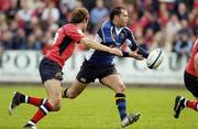 9 October 2005; Felipe Contepomi, Leinster, is tackled by Gary Connolly, Munster. Celtic League 2005-2006, Group A, Munster v Leinster, Musgrave Park, Cork. Picture credit: Pat Murphy / SPORTSFILE