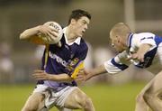 6 October 2005; Mark Davoran, Kilmacud Crokes, in action against Eoin Brady, St. Vincent's. Dublin County Senior Football Semi-Final, Kilmacud Crokes v St. Vincent's, Parnell Park, Dublin. Picture credit: Damien Eagers / SPORTSFILE