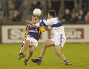 6 October 2005; Kevin O'Carroll of Kilmacud Crokes in action against Paul Conlon of St Vincent's during the Dublin County Senior Football Semi-Final match between Kilmacud Crokes and St Vincent's at Parnell Park in Dublin. Photo by Damien Eagers/Sportsfile