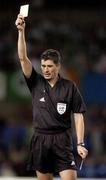12 October 2005; Markus Merk, Referee. FIFA 2006 World Cup Qualifier, Group 4, Republic of Ireland v Switzerland, Lansdowne Road, Dublin. Picture credit: Brendan Moran / SPORTSFILE