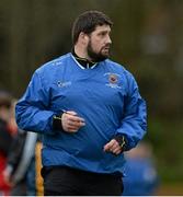 21 March 2014; DJ Collins, University of Limerick manager. O'Connor Cup, Semi-Final, University of Limerick v University College Cork. Queen's University, Belfast, Co. Antrim. Picture credit: Oliver McVeigh / SPORTSFILE