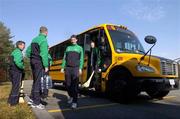 5 November 2005; The Leinster team arrive for training in advance of the M Donnelly Interprovincial Hurling Championship Final. The Irish Cultural Centre, Canton, Boston, United States of America. Picture credit: Brian Lawless / SPORTSFILE