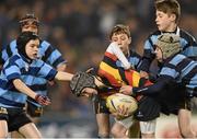 29 March 2014; Action from the half-time mini-games featuring Lansdowne in action against Navan during the Celtic League 2013/14 Round 18 match between Leinster and Munster at the Aviva Stadium, Lansdowne Road, Dublin. Photo by Sportsfile