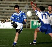 13 November 2005; Sean Johnston, Cavan Gaels, in action against Francis Coyle, Latton. AIB Ulster Club Senior Football Championship Quater-Final, Cavan Gaels v Latton, Brewester Park, Enniskillen. Picture credit: Oliver McVeigh / SPORTSFILE