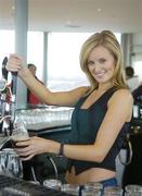 15 November 2005; Model Kelly O'Byrne at the launch of the search for the best Guinness bartender on the island of Ireland. Gravity Bar, Guinness Storehouse, Dublin. Picture credit: Damien Eagers / SPORTSFILE