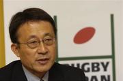 16 November 2005; Koji Tokumas, CEO, Japan Rugby Football Union, at the Japan 2011 Rugby World Cup Bid. Portmarnock Hotel and Golf Links, Portmarnock, Co. Dublin. Picture credit: Matt Browne / SPORTSFILE