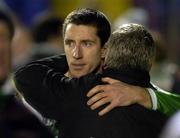 25 November 2005; Kieran Foley, Shamrock Rovers, at the end of the game. eircom league Promotion / Relegation Play-off, 2nd Leg, Dublin City v Shamrock Rovers, Tolka Park, Dublin. Picture credit: Matt Browne / SPORTSFILE