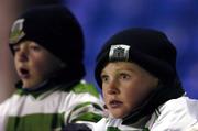 25 November 2005; Dejected Shamrock Rovers supporters at the end of the game. eircom league Promotion / Relegation Play-off, 2nd Leg, Dublin City v Shamrock Rovers, Tolka Park, Dublin. Picture credit: David Maher / SPORTSFILE