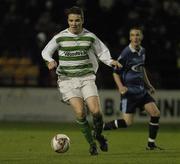 25 November 2005; Brian Shelley, Shamrock Rovers, in action against Dublin City. eircom league Promotion / Relegation Play-off, 2nd Leg, Dublin City v Shamrock Rovers, Tolka Park, Dublin. Picture credit: Matt Browne / SPORTSFILE