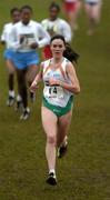 7 January 2006; Ireland's Mary Cullen leads the field during the second lap of the Senior Women's Event. IAAF International Cross Country, Stormont, Belfast. Picture credit: Damien Eagers / SPORTSFILE