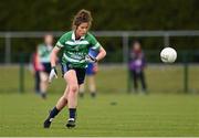 12 April 2014; Róisín Egan, Gallen CS Ferbane. Tesco HomeGrown Post Primary School Junior C, Gallen CS Ferbane, Co. Offaly v Scoil Mhuire Carrick-On-Suir, Co. Tipperary. Crettyard GAA, Crettyard, Co. Laois. Picture credit: Barry Cregg / SPORTSFILE