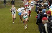 7 January 2006; Ireland's Mary Cullen leads the field during the Senior Women's Event. IAAF International Cross Country, Stormont, Belfast. Picture credit: Damien Eagers / SPORTSFILE