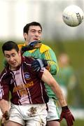 15 January 2006; Joe Fallon, Westmeath, in action against Denis Kealy, Meath. O'Byrne Cup, Second Round, Meath v Westmeath, Pairc Tailteann, Navan, Co. Meath. Picture credit: Damien Eagers / SPORTSFILE