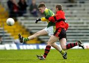 22 January 2006; Kieran O'Leary, Kerry, in action against Rory McCarthy, UCC. McGrath Cup, Semi-Final, Kerry v UCC, Fitzgerald Stadium, Killarney, Co. Kerry. Picture credit: Brendan Moran / SPORTSFILE